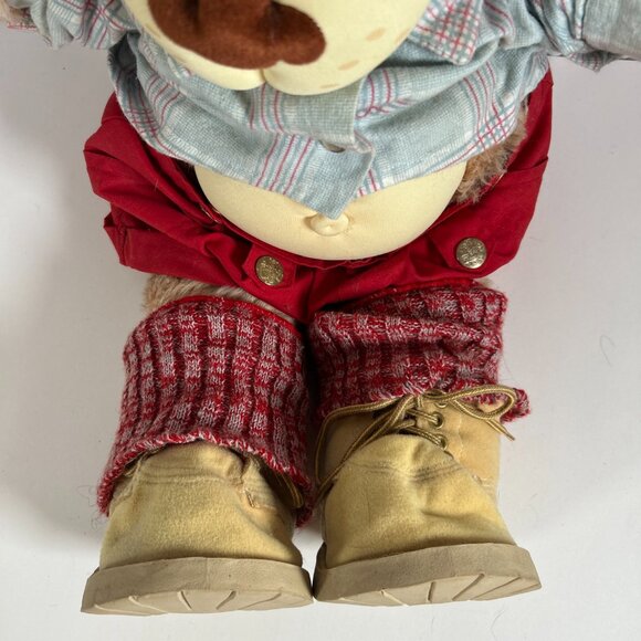 VTG 1980s DUDLEY FURSKINS‎ CABBAGE PATCH STUFFED TEDDY BEAR PLUSH XAVIER ROBERTS - Picture 11 of 13